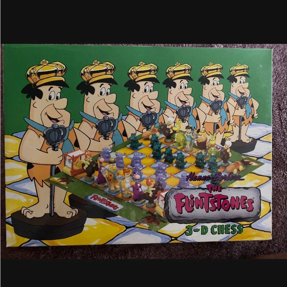 Hanna-Barbera. The Flintstones 3-D Chess - Picture 1 of 2